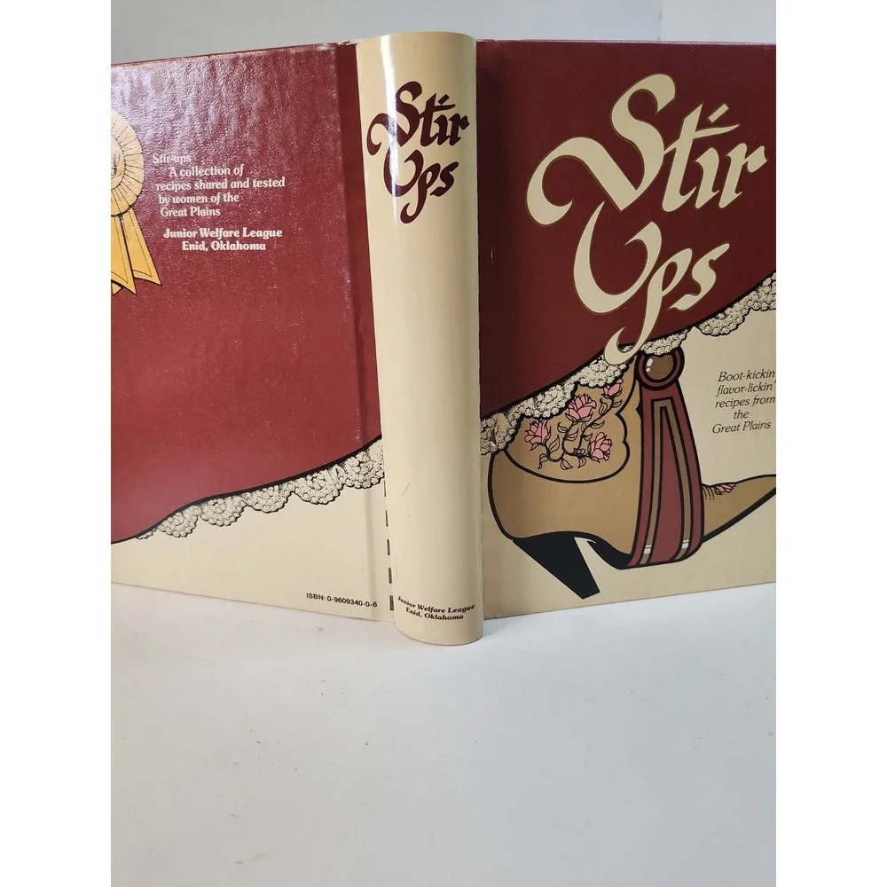 1987 Stir Ups Cookbook Junior Welfare League Enid Oklahoma Spiral Bound